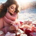 Regalos originales para mujeres: descubre opciones únicas y emocionantes regalos originales para mujeres Descubre regalos originales y cautivadores en un paisaje invernal acompañados de una misteriosa sorpresa en seda rosa adornada con encaje