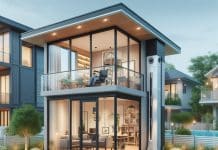 Casa inteligente para personas con discapacidad: descubre cómo mejorar tu calidad de vida casa inteligente para personas con discapacidad Su fachada moderna está adornada con una puerta automática accesible y ventanas amplias