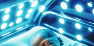 Terapia de Luz para Bebés: Combatir la Ictericia Neonatal y Promover el Bienestar de Recién Nacidos de Manera Segura y Efectiva terapia de luz para bebes Fototerapia en Recién Nacidos Combatiendo la Ictericia Neonatal con Suaves Luces Azules para el Bienestar y Seguridad del Bebé