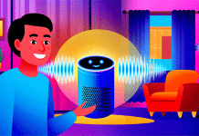 Superando Retos: Cómo Hacer que Alexa Solo Reconozca Tu Voz para Potenciar la Seguridad y Privacidad en el Hogar como hacer que Alexa solo reconozca mi voz Maximizando la Seguridad en el Hogar con Alexa Reconocimiento de Voz y Privacidad en tu Sala de Estar Ilustración Vibrante