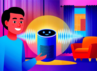 Superando Retos: Cómo Hacer que Alexa Solo Reconozca Tu Voz para Potenciar la Seguridad y Privacidad en el Hogar como hacer que Alexa solo reconozca mi voz Maximizando la Seguridad en el Hogar con Alexa Reconocimiento de Voz y Privacidad en tu Sala de Estar Ilustración Vibrante