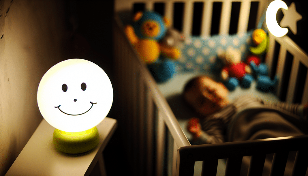 Qué es la luz nocturna infantil Luz Nocturna Infantil en Forma de Luna Promoviendo Sueño Saludable y Seguridad para Bebés en la Oscuridad Una Solución Efectiva para Miedos Nocturnos