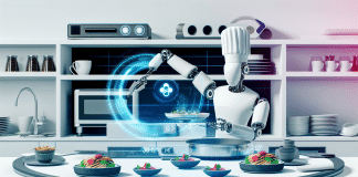Comida Consistente: Técnicas Tecnológicas para Platos Perfectos Técnicas Tecnológicas Platos Perfectos Chef Robot Platos Perfectos en Cocina Futurista con Tecnología de Vanguardia