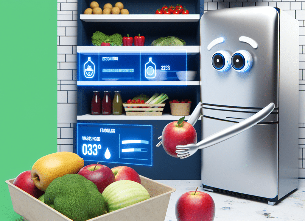 Tecnología Reducción Desperdicio Alimentos Refrigerador inteligente la clave para reducir el desperdicio de alimentos con tecnología de vanguardia en la cocina moderna