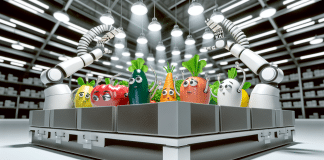 Desperdicio de Alimentos: Soluciones Tecnológicas para Reducirlo Tecnología para Reducir Desperdicio Alimentos Frescos y Tecnología Futurista Eficiencia y Optimismo en la Reducción del Desperdicio Global