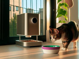 alimentador automático de gatos Descubre el futuro de la alimentación felina elegante tecnológico y cómodo para tus mascotas