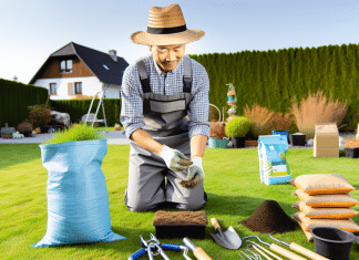 Método Profesional: Cómo Plantar Césped de Semilla Paso a Paso plantar césped profesionalmente paso a paso Descubre los secretos del jardinero meticuloso experto en césped profesionalismo y dedicación para un jardín exuberante
