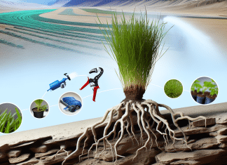 Césped en Terreno Difícil: Soluciones para Plantar en Tierra Dura plantar césped terreno difícil Césped Valiente La Perseverancia en Terrenos Áridos y la Superación de Obstáculos