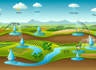 Los 6 tipos de riego más comunes: Guía completa para optimizar tu jardín tipos de riego más comunes Descubre la Magia de los 6 Tipos de Riego Un Paisaje Agrícola Vibrante donde el Agua Crea Vida