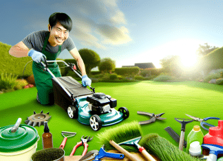 Técnicas Expertas para Cortar y Mantener tu Césped Impecable mantenimiento césped verde saludable Secretos del Jardinero Sonriente Técnicas Expertas para un Césped Impecable y Envidiable