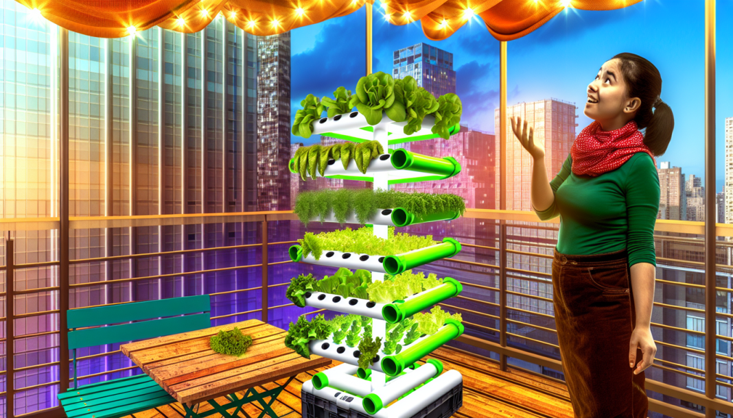 sistema de cultivo hidropónico vertical Revolutionary Vertical Hydroponic Farming System Urban agriculture innovation blending technology and nature sustainably