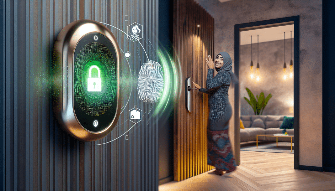 cerradura inteligente biométrica Revolutionize security with sleek Biometric Smart Locks Futuristic keyless protection for modern homes Trust and comfort guaranteed