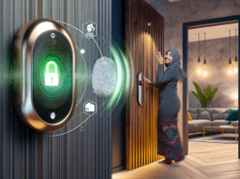 cerradura inteligente biométrica Revolutionize security with sleek Biometric Smart Locks Futuristic keyless protection for modern homes Trust and comfort guaranteed