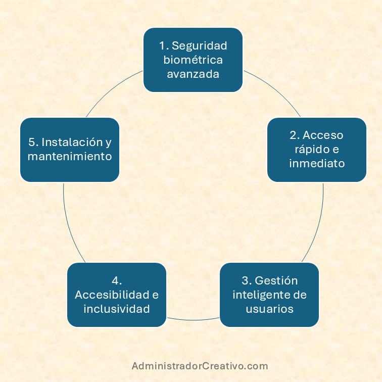 cerraduras biométricas abren en menos de un segundo resumido en cinco factores claves