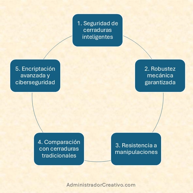 qué tan segura es una cerradura inteligente resumido en cinco factores claves