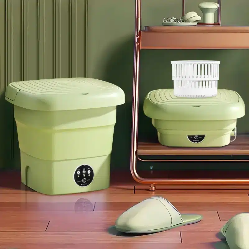 Lavadora plegable pequeña portátil con secador giratorio para calcetines, ropa interior, bragas, Mini lavadora doméstica