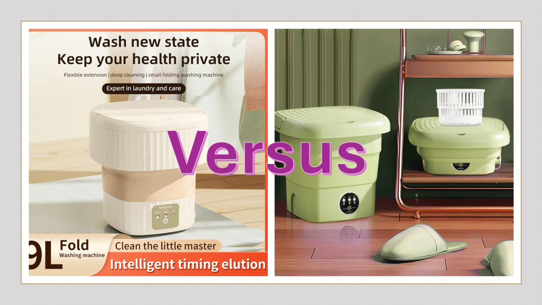 lavadora portátil plegable de 9L para espacios reducidos lavadora portátil plegable de 9L para espacios reducidos