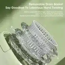 lavadora portátil plegable de 9L para espacios reducidos