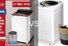 Lavadora mini 220V con Centrifugado vs Lavadora COSTWAY 8Lbs Automática: ¿Cuál es mejor para Espacios Reducidos en 2025 por 228 dólares Lavadora mini vs COSTWAY en 2025