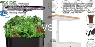 Home Garden Hydroponic System with WiFi vs Searea Hydroponics 12Pots: ¿Cuál es Mejor para Cultivo Interior en 2025? Home Garden vs Searea: Comparación 2025