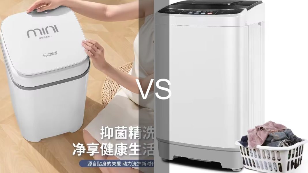 lavadora portátil con mayor capacidad y drenaje