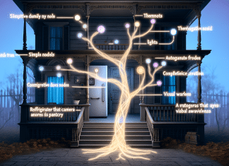 El Gran Salto hacia la Autonomía: La Evolución de la IA Generativa a Sistemas Autónomos en Domótica evolución de la IA generativa a sistemas autónomos en domótica Hogar victoriano de IA generativa a sistema autónomo integrado la evolución invisible y segura