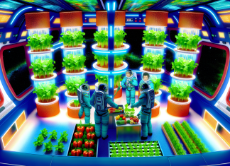 Hogares verdes en el espacio exterior: Innovaciones en hidroponía y agricultura vertical para naves espaciales