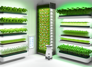 Integración de inteligencia artificial en la agricultura vertical: Guía para cultivar microgreens de pepino en tu hogar
