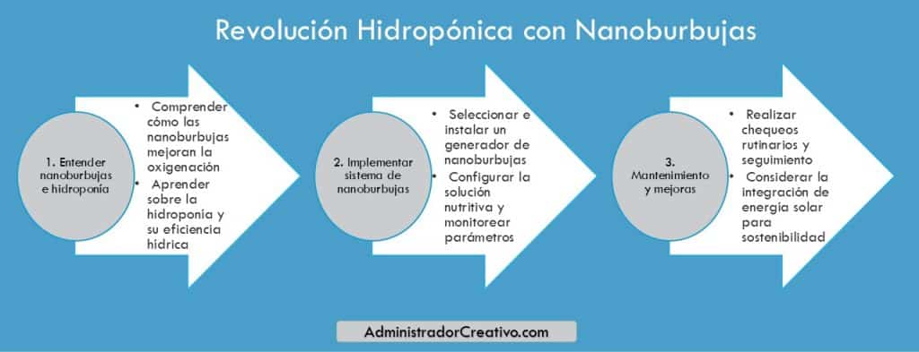 optimización del agua en agricultura con nanoburbujas hidropónicas en tres sencillos pasos resuelves este problema