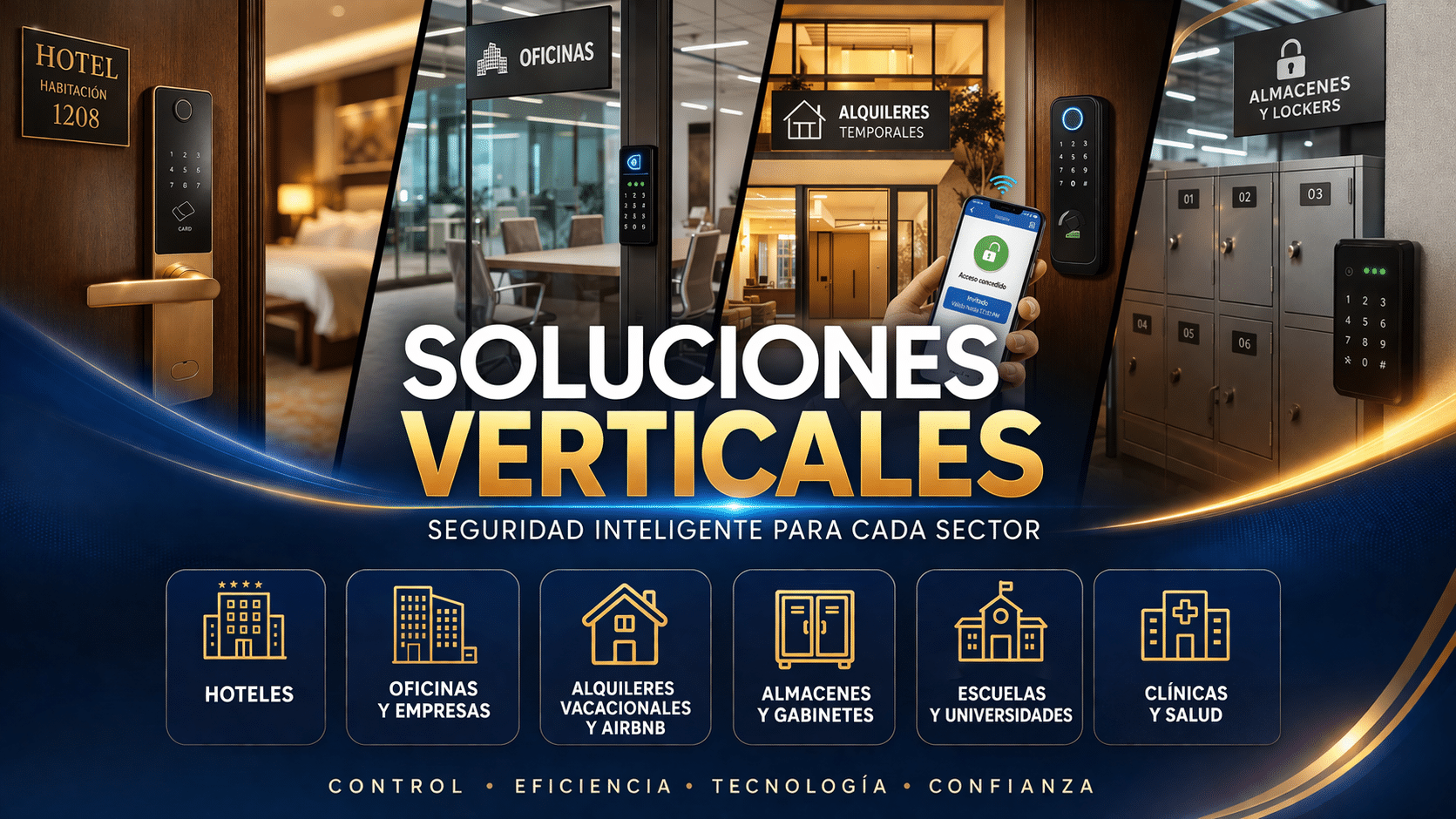 Catálogo de Cerraduras Inteligentes para Airbnb Hoteles y Usos Especializados