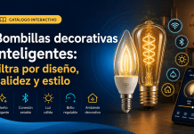Bombillas decorativas inteligentes: filtra por diseño, calidez y estilo Encuentra bombillas tipo vela, filamento y estilo vintage que combinan decoración elegante con funciones inteligentes para crear ambientes cálidos y personalizados.