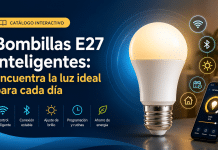 Bombillas E27 inteligentes: encuentra la luz ideal para cada día Explora bombillas WiFi y Bluetooth para automatizar tu hogar, controlar la iluminación desde el móvil y crear ambientes cómodos sin instalaciones complejas