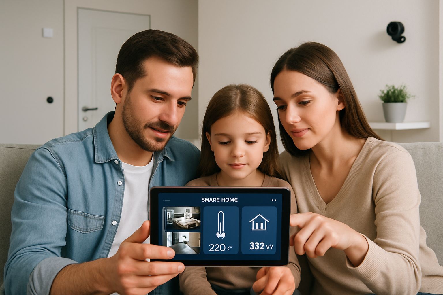 Hogar inteligente con control centralizado y seguridad visual: automatiza tu casa y optimiza confort, energía y protección diaria