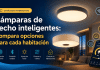 Lámparas de techo inteligentes: compara opciones para cada habitación Revisa lámparas de techo, plafones y luces inteligentes para dormitorio, sala, baño u oficina, con regulación de brillo, color y control por voz